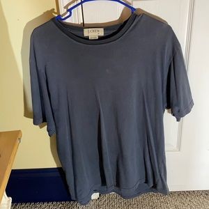 J Crew Basic Gray T Shirt